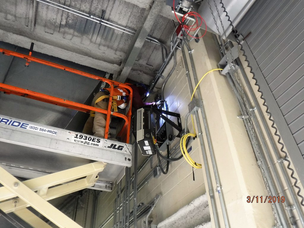 electrician installing wiring